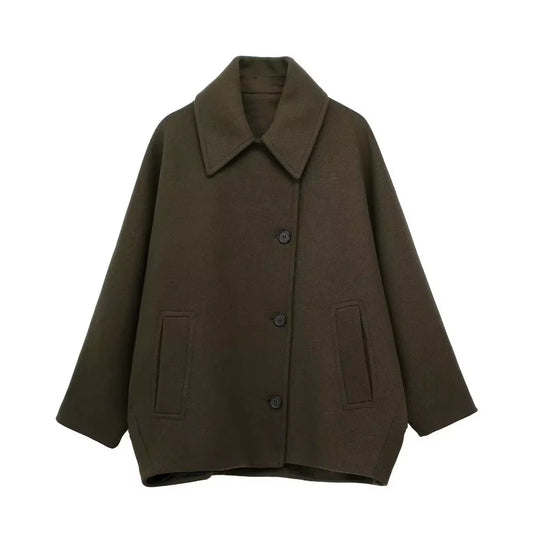 Y2K Winter Wool Blend Jacket