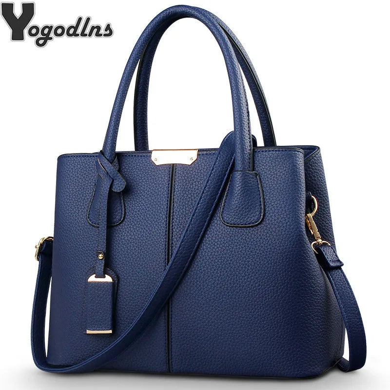 Chic PU Leather Tote Bag