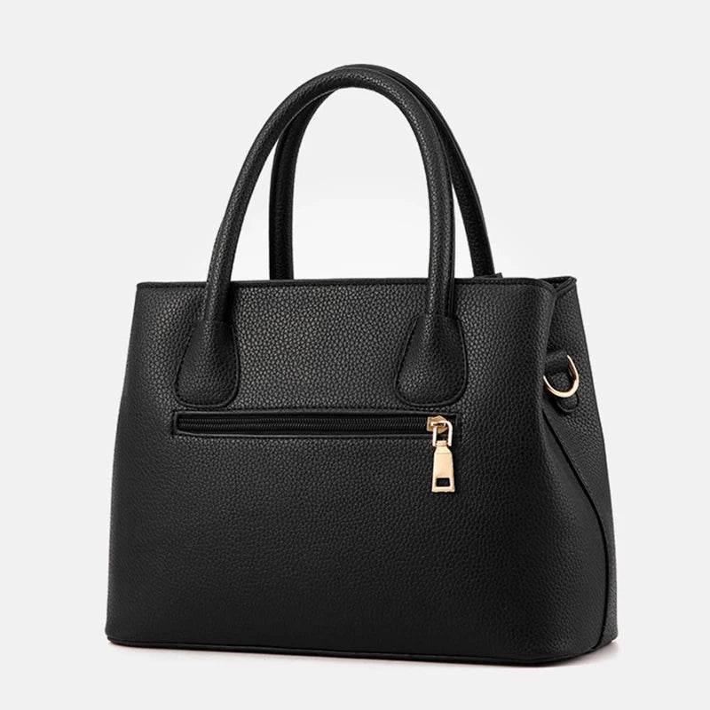 Chic PU Leather Tote Bag