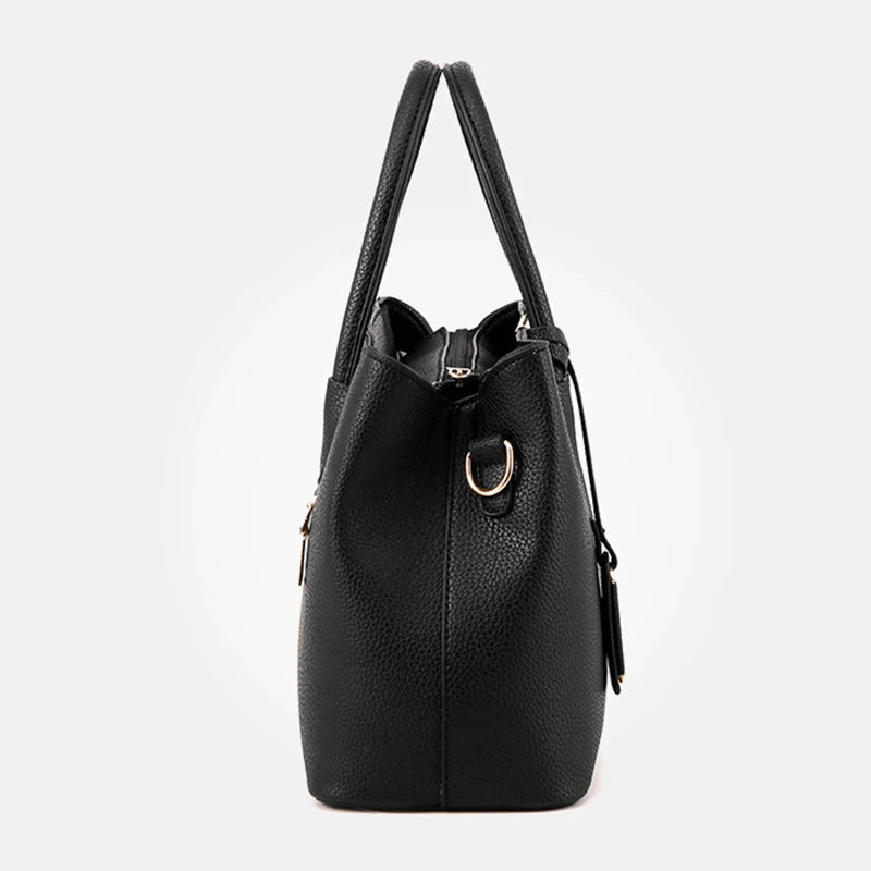 Chic PU Leather Tote Bag