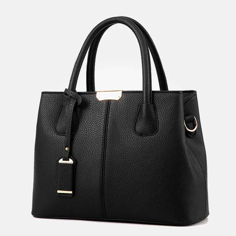 Chic PU Leather Tote Bag