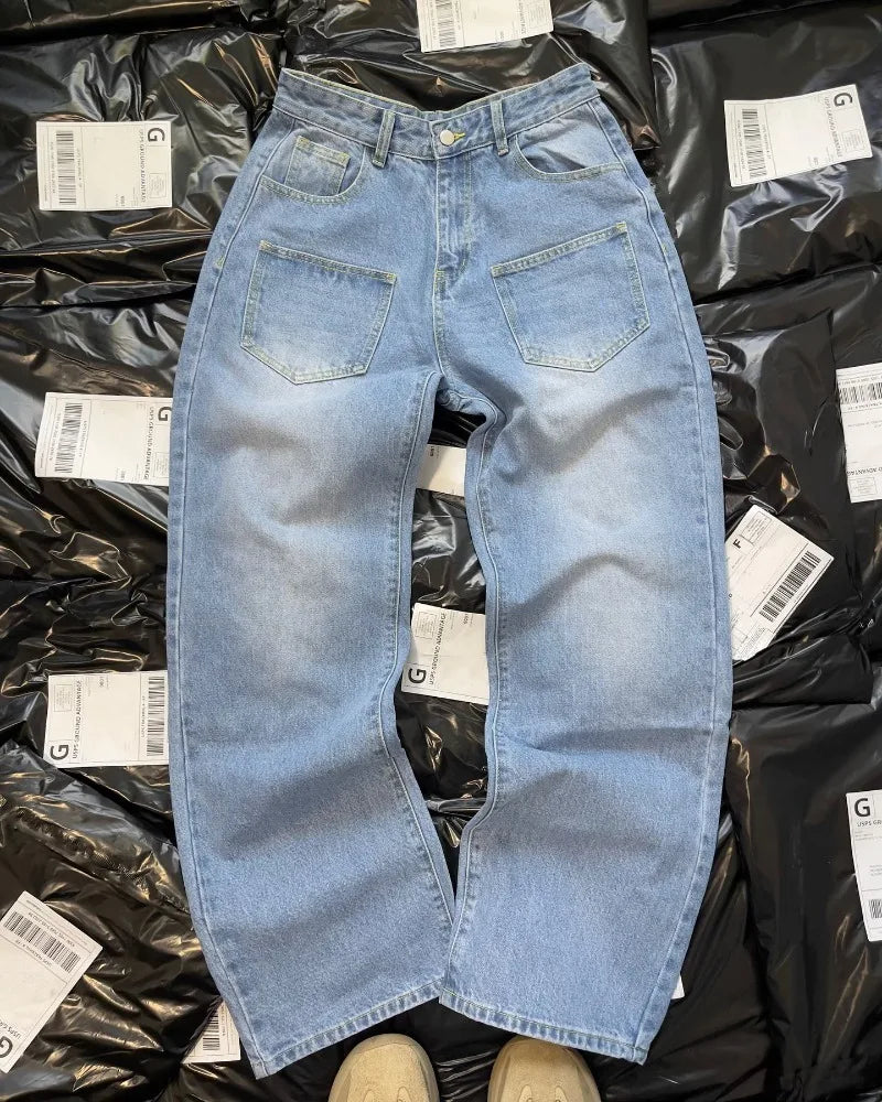  Men Baggy Harajuku  Jeans 