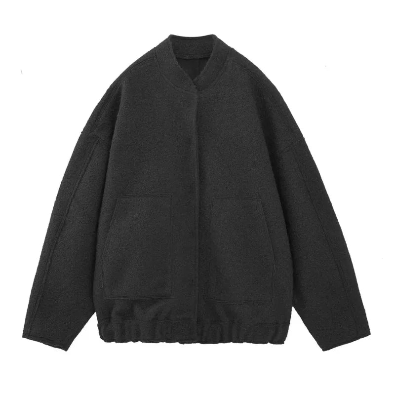 Oversized Bomber Jacket