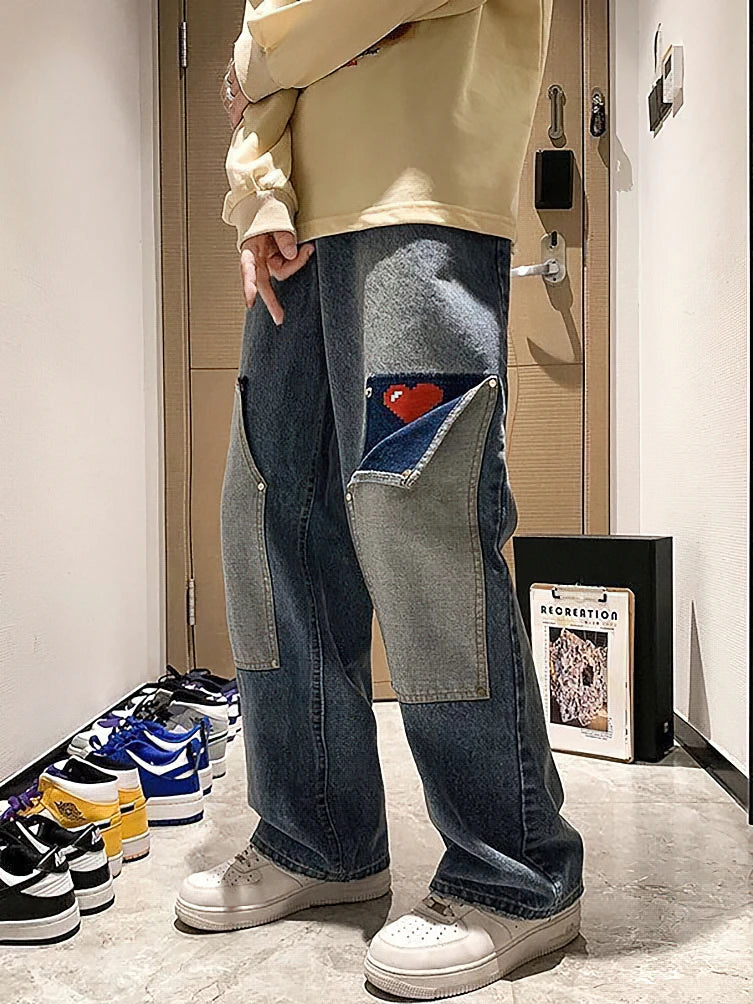 Harajuku Wide Leg Jeans